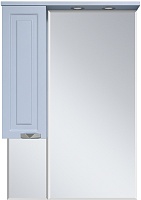 Misty Зеркальный шкаф Терра 70 L серый